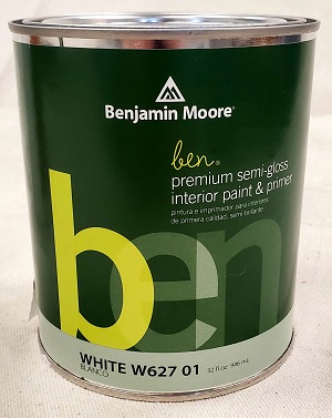 QT BEN INT LATEX SEMI GLOSS WHITE