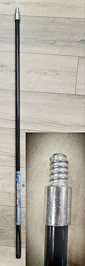 4 STEEL POLE WITH THREADED TIP