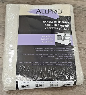 9 X 12 6 OZ LIGHT WEIGHT DROP CLOTH