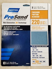 9" X 11" PROSAND  3PK 220 grit