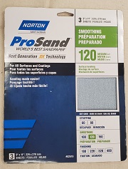 9" X 11" PROSAND 3PK 120grit