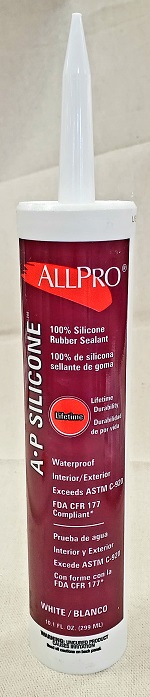 AP 100% SILICONE WHITE 10.1 OZ