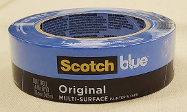 2090 3M 1.41" Blue Original Painter's Tape 36mm