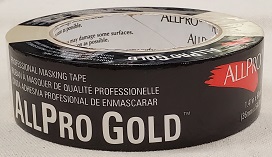 36MM X 55M AP GOLD MASKING TAPE