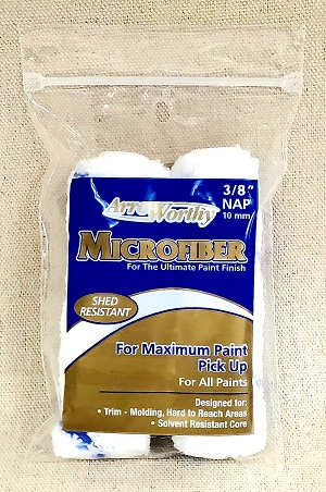 4" X 3/8" NAP MICROFIBER 2PK