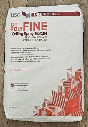 40LB USG QT FINE Ceiling Spray Texture