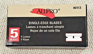 SINGLE EDGE BLADE 5PK