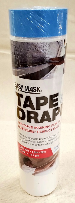 6X72 PRE-TAPED MASKING FILM